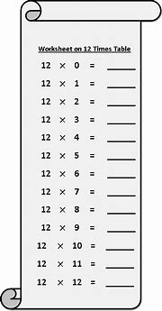 Image result for Math Worksheets 12