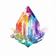 Image result for Rainbow Crystal PNG