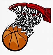 Image result for Basketball and Net Clip Art