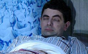 Image result for Mr Bean Sleeping
