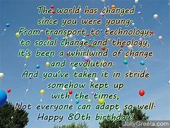 Image result for 80th Birthday Verses