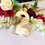 Image result for Rose Gold Acrylic Wedding Table Numbers