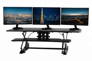 Image result for Large Monitor Computer Desk