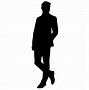 Image result for Silhouette of a Man Standing Looking to the Side