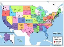 Image result for United States Map with States