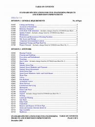 Image result for Engineering Tech Spec Sheet Example
