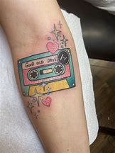 Image result for Cassette Tape Tattoo Traditional