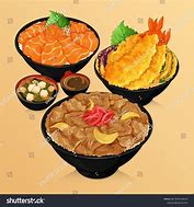 Image result for Donburi Rice Bowl Silhuette