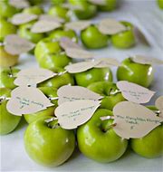 Image result for Apple Themed Place Card Holders