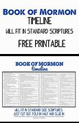 Image result for Book of Mormon Chronology Chart