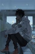 Image result for Aesthetic Alone Boy Anime