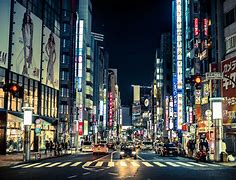 Image result for Night City Backdrop Japan
