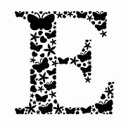 Image result for Monogram Letter E