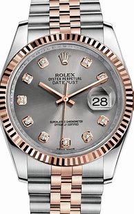 Image result for Silver Rolex Blue Face