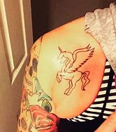 Image result for Watercolor Unicorn Tattoo