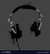 Image result for Headphones Stencil