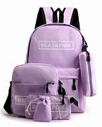 Image result for Black and Pink Backpack Purse