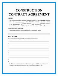 Image result for Residential Construction Contract Form for UK Free