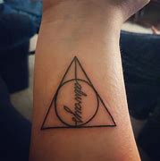 Image result for Harry Potter Deathly Hallows Symbol Tattoo