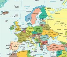 Image result for Large Political Map of Europe