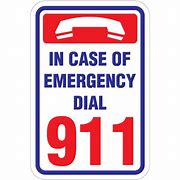 Image result for 911 Phone Signs