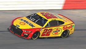Image result for Wrecked Joey Lagano Car