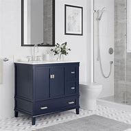 Image result for 36 Inch Blue Bathroom Vanity