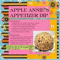 Image result for Apple Annie Appetizer Dip