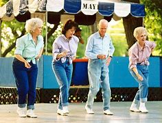 Image result for Old People Line Dancing