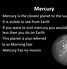 Image result for Space Facts Mercury