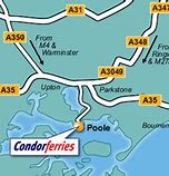 Image result for Poole Ferry Port Map