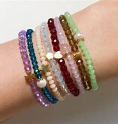 Image result for Pearl and Bead Stretch Bracelets