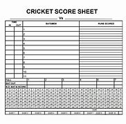Image result for Cricket Team Sheet Template