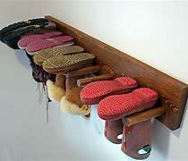 Image result for wood boots hanger