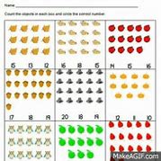 Image result for Kindergarten Math Counting Worksheets
