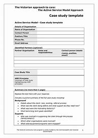 Image result for Case Profile Form