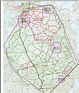 Image result for CFB Gagetown Training Area Map