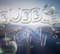 Image result for Bubble Text Font Very Close