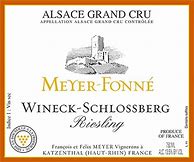 Image result for Meyer Fonne Riesling Wineck Schlossberg