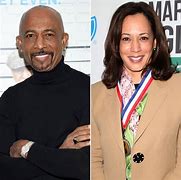 Image result for Kamala Harris and Montel Williams