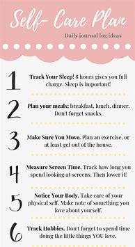 Image result for Self Care Plan Ideas