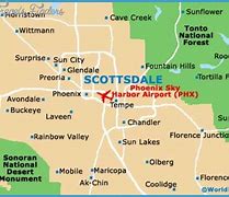 Image result for Map of Phoenix and Scottsdale AZ