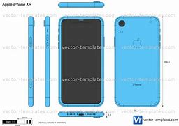 Image result for iPhone XR Template Blue