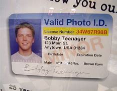 Image result for Bobby Teenager Fake ID