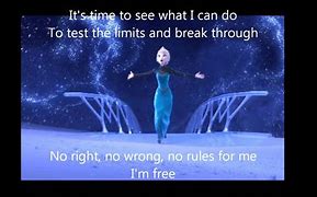 Image result for Let It Go Lyrics Frozen Full Song