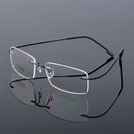 Image result for Titanium Rimless Glasses Frames