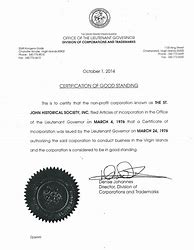 Image result for Business Certificate of Good Standing