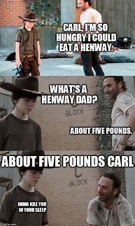 Image result for Walking Dead Carl Meme