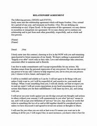 Image result for Love Relationship Contract Template