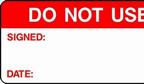 Image result for Do Not Use Labels